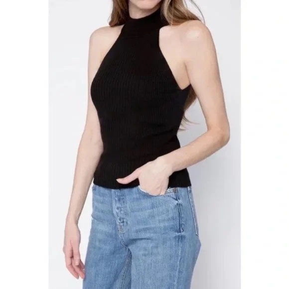 NWT Luxe Halter Sweater - Frame Denim - Largo - Picture 7 of 9